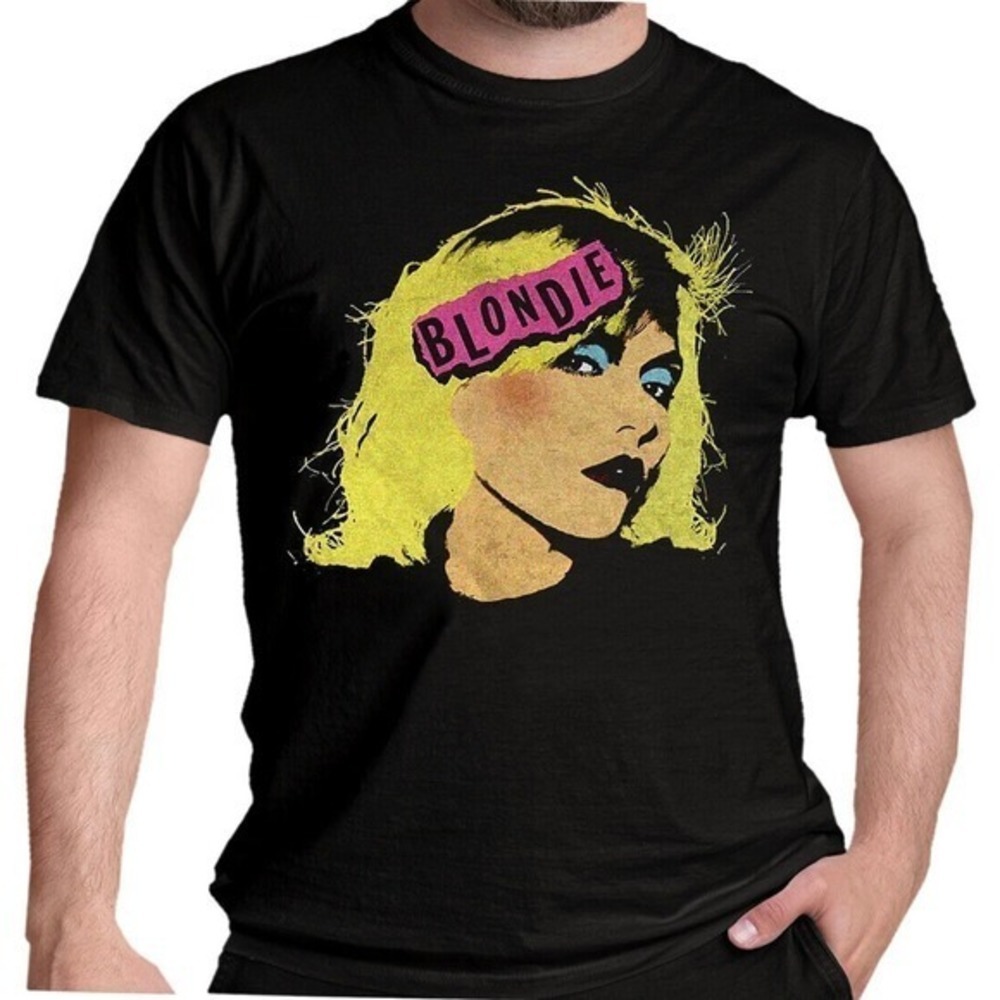 Blondie Punk Logo Vintage Music T-Shirt Rock Band Fan Tee